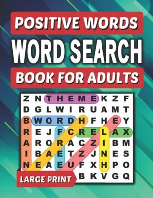 2022 Positive Word Search Puzzle Bo..., Training, Brain