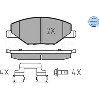 Meyle 025 256 8118 Bremsbelagsatz FüR Skoda VW Fabia Polo 542 545 602 604 612