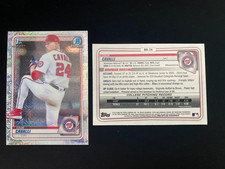 2020 Bowman Chrome Draft CADE CAVALLI 1st Rookie ASIA MOJO REFRACTOR RC QUANTITY