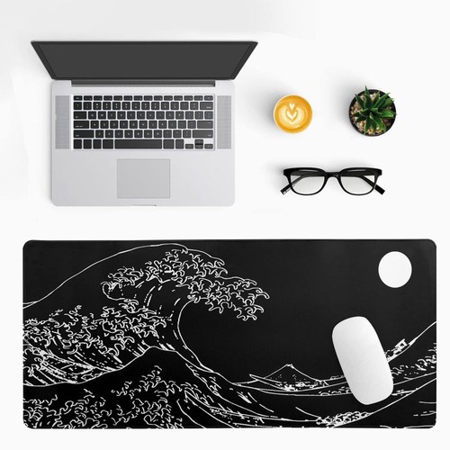 Berg Fuji, Mouse pad Meeres welle Schreibtisch-Matte Schreibtisch-Pad Büro - Afbeelding 10 van 12