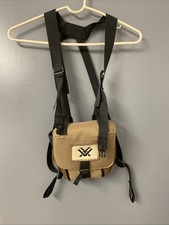 Vortex Glasspak Bino Binocular Harness Coyote Brown Bag Case