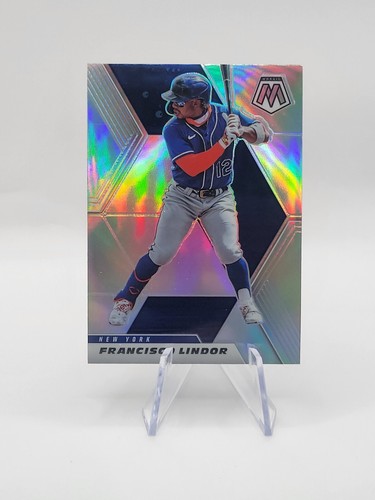 FRANCISCO LINDOR 2021 Panini Mosaic SILVER Prizm #101 New York Mets MT-GEM MT