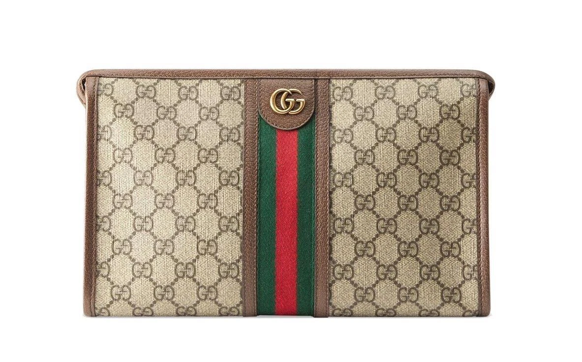 SAC DE VOYAGE COSMÉTIQUE NEUF GUCCI OPHIDIA GG SUPREME CUIR TOILE