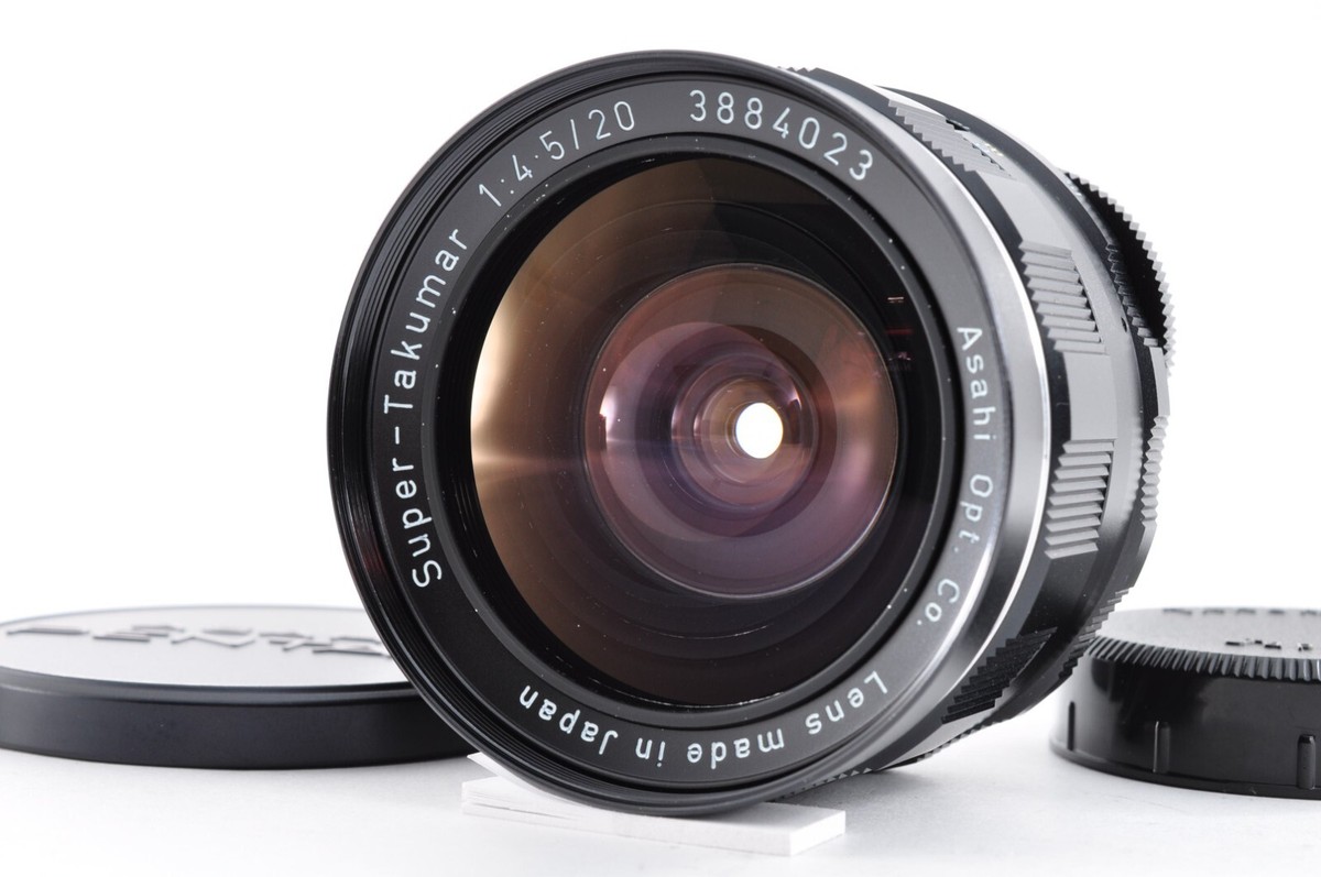 超美品 PENTAX SMC Takumar 20mm F4.5 Pentax Super Takumar 20mm f/4.5 Wide Angle Lens For M42