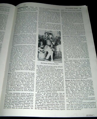 VOODOO SUPPRESSION IN CUBA 1937 FEATURE + MIGUEL M GOMEZ COUP FULGENCIO BATISTA