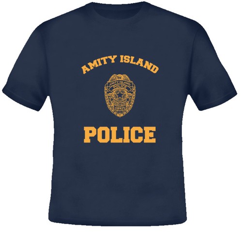 Amity Police Jaws T Shirt | eBay