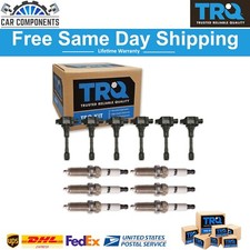 TRQ Ignition Coil & Iridium Spark Plug Kit Se...