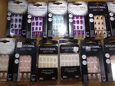 Sensational Salon Nails Manicure Easy Press On False Nails ~ Pick Your Style~NEW