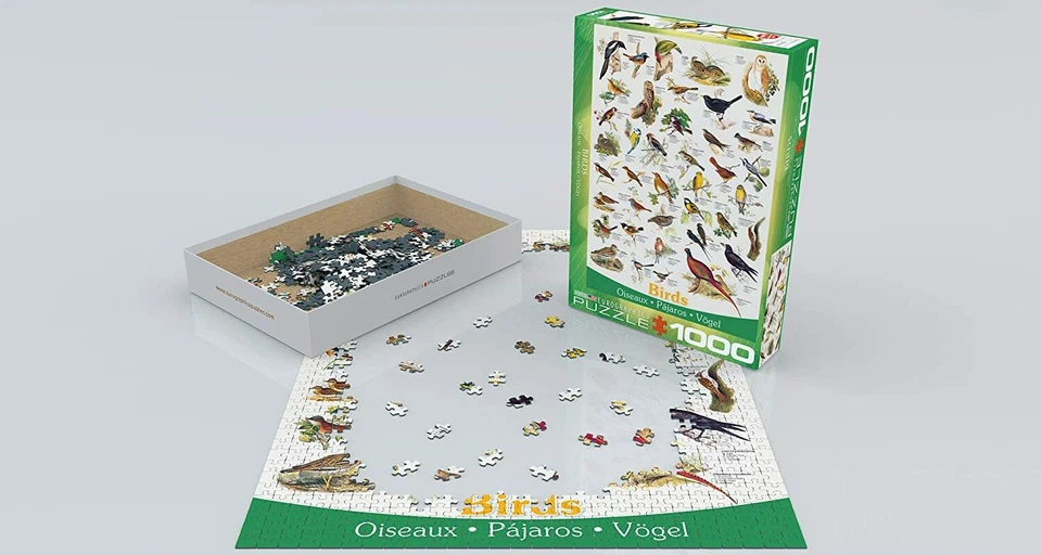 Birds 1000 piece jigsaw puzzle 680mm x 480mm (pz) - Image 3 of 3