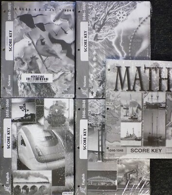 Lot of 5: ACE Score Key Sets! 4th and 5th Grade Sets