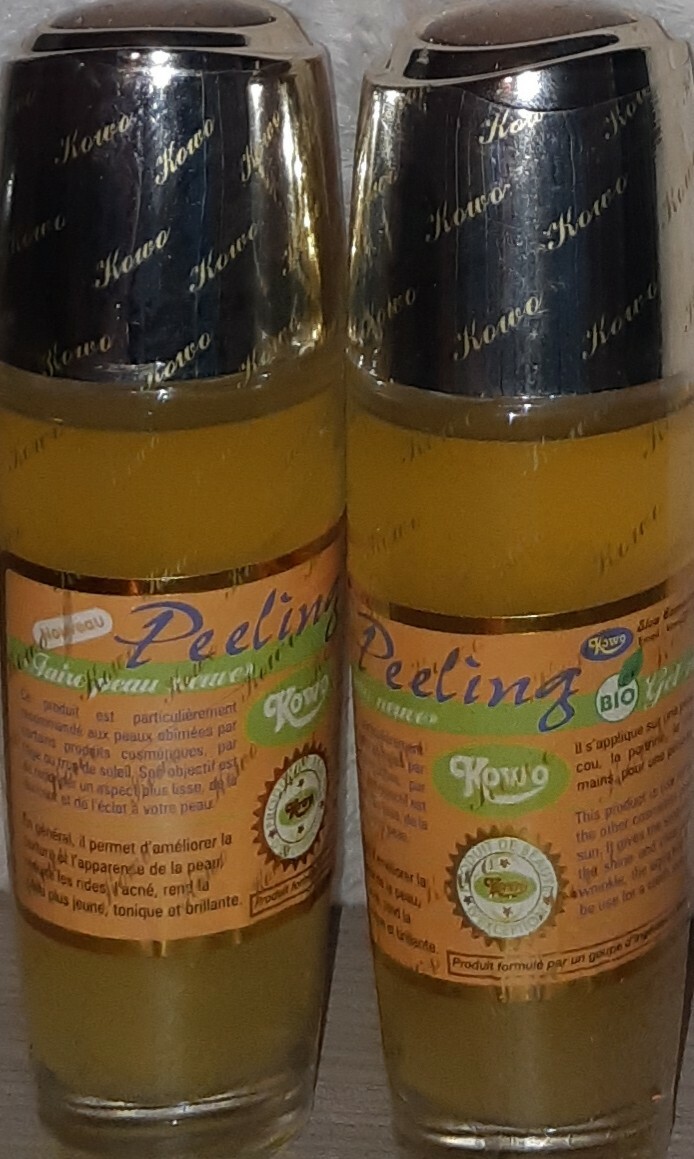 Huile Peeling Super éclaircissante - 100ml, Senteur Amande, Pour Le Visage Et Le Corps, Expire En 2025