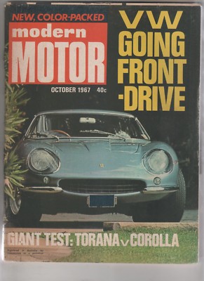 Modern Motor 1967 Oct NSU RO80 MG K3 AM Javelin Lotus Cortina 440 Ferrari 275 GT