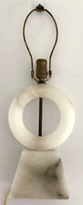 Alabaster Marble (?) OOAK Ring Form Stone Tab...