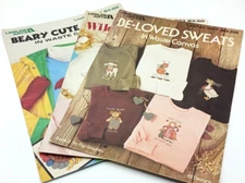 Leisure Arts Lot of 3 Waste Canvas Pattern Leaflets #567, 673, and 924