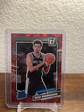 2023-24 Donruss International Rated Rookie Victor Wembanyama #220 RC Red Holo