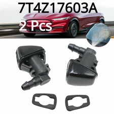 2 Pcs Windshield Washer Nozzle Wiper Nozzle 7T4Z17603A For Ford Edge F250 F550*