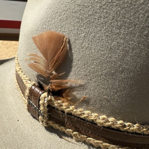 Cappello cowboy Stetson Gun Club taglia 7 Western Rodeo vintage beige Yellowstone LEGGI - Foto 5 di 14