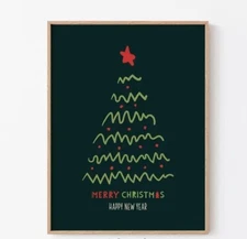 Christmas Wall Art | Festive Christmas Decor | Printable Holiday Poster | Xmas