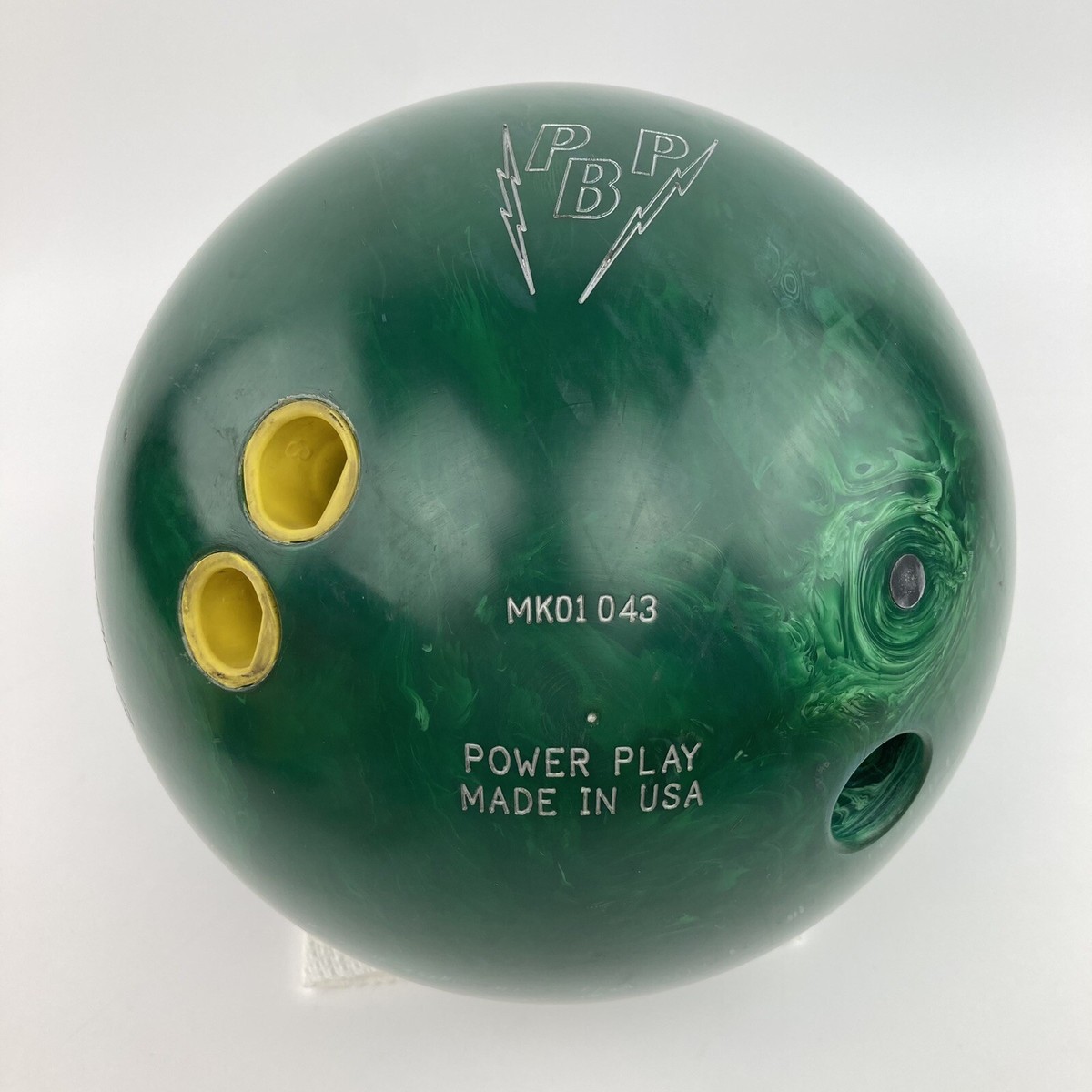 RARE Vintage Norm Duke Advantage Power Ball USA Bowling Ball Green