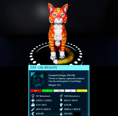 Cats HIGH LEVEL COLORS (100% IMPRINTED) ARK🌸 Survival Ascended ASA PVE - Picture 9 of 69
