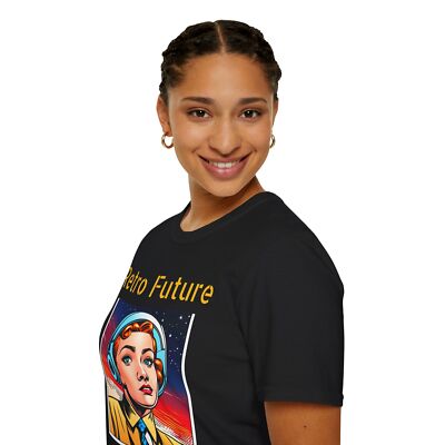 Unisex Softstyle T-Shirt - Retro Future design