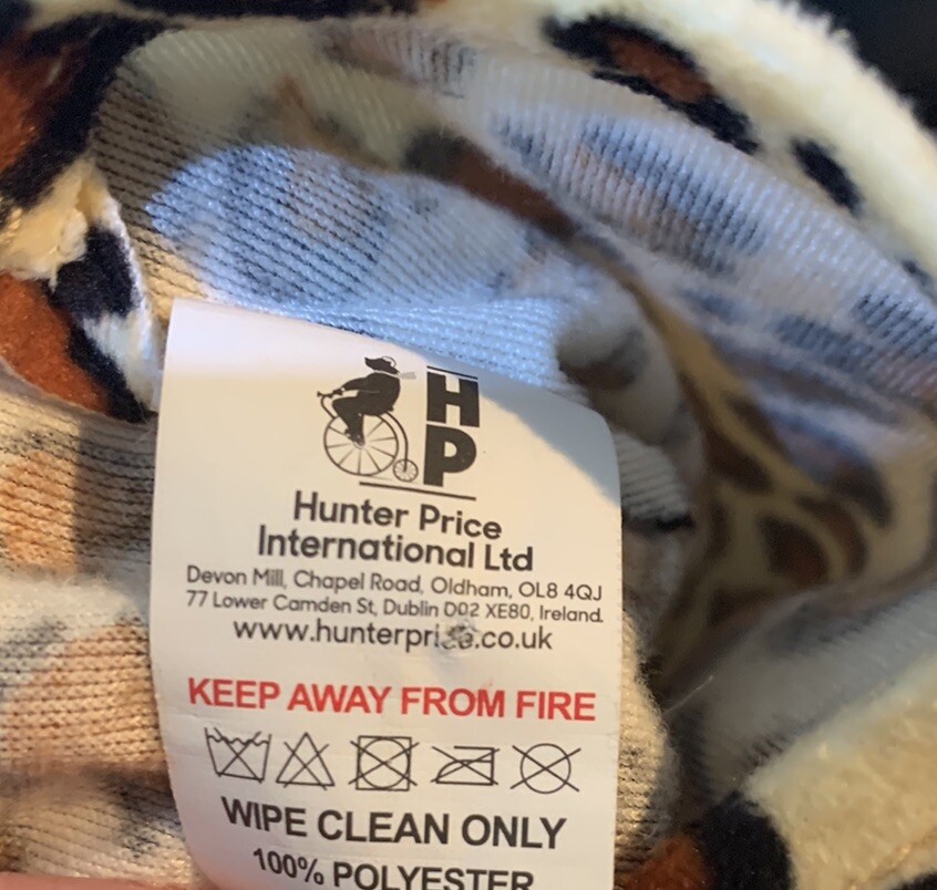 Hunter Price International Ltd Leopard / Cheetah Hand Puppet / Soft