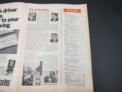 Vintage Newsweek Magazine Gremlin 1970 April 6 Detroit Fights Back Classic Car - Picture 3 of 3