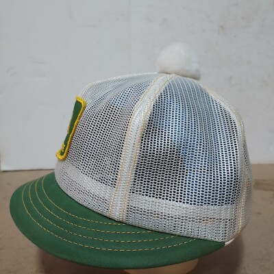 Vintage John Deere Louisville Mfg Mesh Snapback Trucker Hat Cap