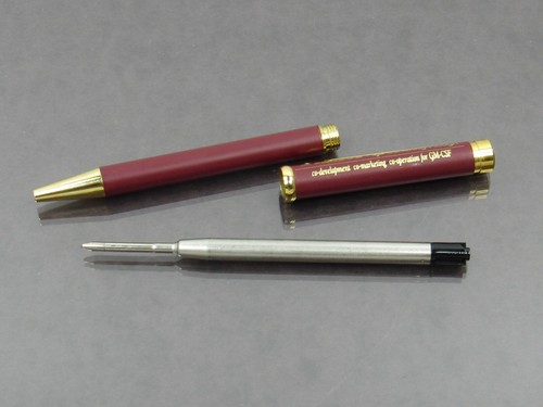 Excellent & Rare SANDOZ Metal PEN Drug Rep Pharmaceutical Promo Advertising - Picture 9 of 9