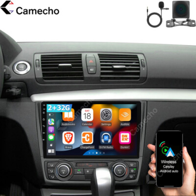 9'' Stereo Radio For 2004-2011 BMW 1 Series E88 E82 E81 E87 Auto AC Carplay GPS