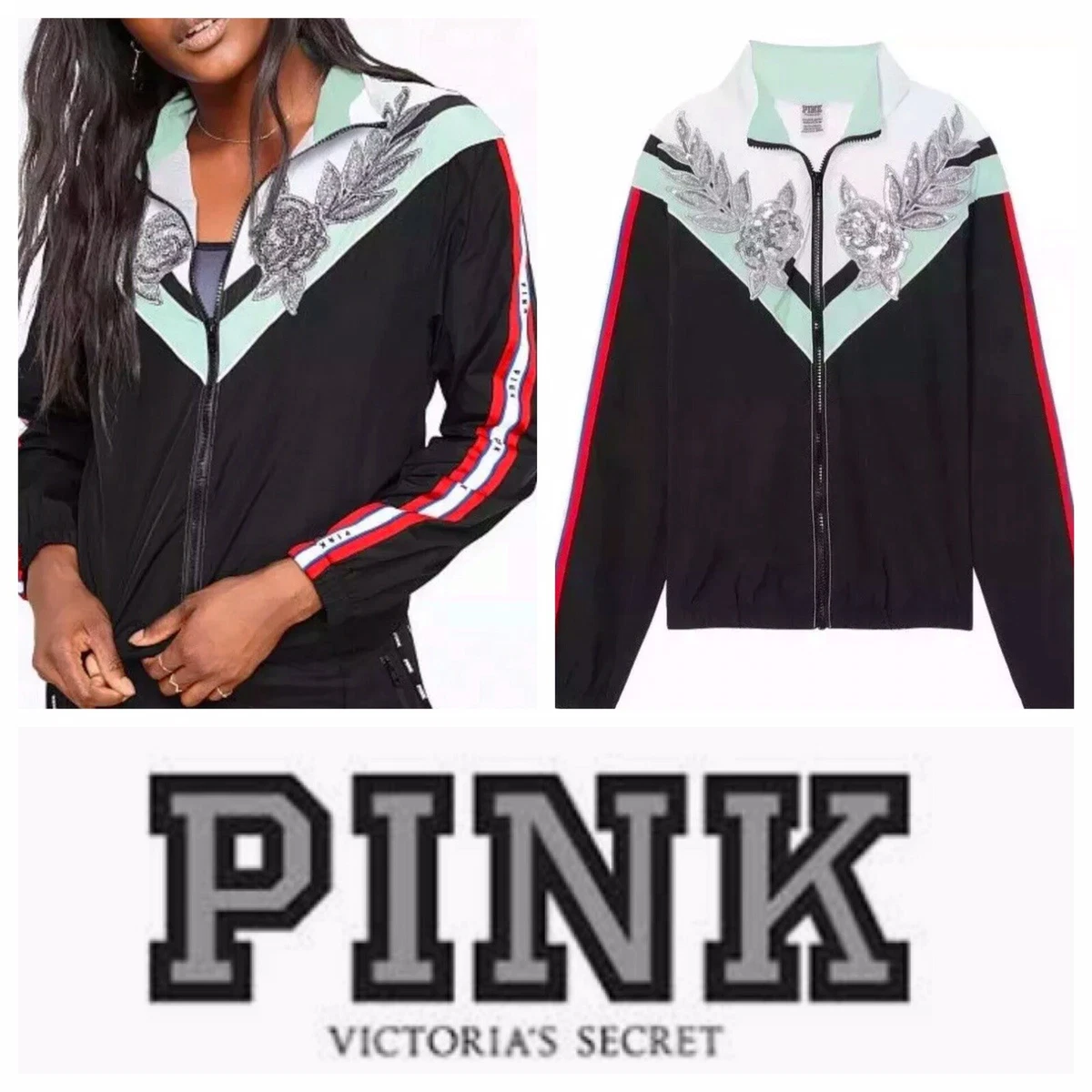 Victoria secret windbreaker jacket cheap