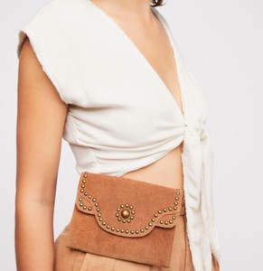 free people leather fanny pack