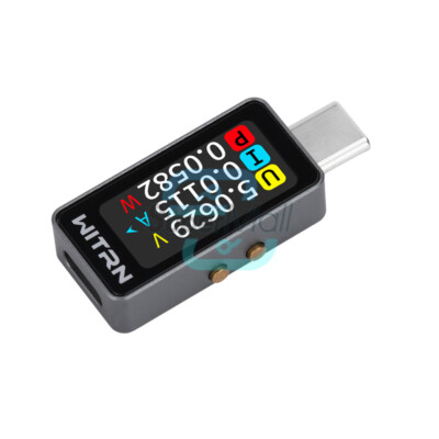0.96'' IPS 4V-28V Type-C Current Voltage Meter for Battery Testing and Monitoring