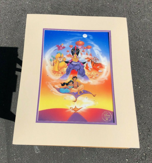Disney Aladdin 1993 Exclusive Commemorative Lithograph (New/Sealed) eBay