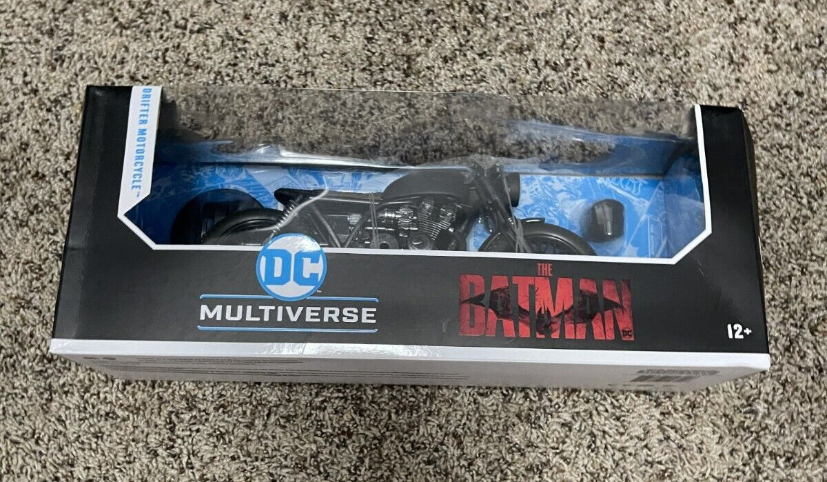 McFarlane Toys DC The Batman Movie 1:7 Scale Drifter Motorcycle New/Damaged Box