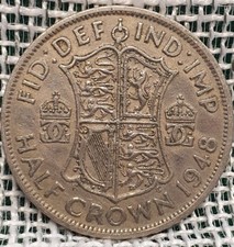 1948 George VI Half Crown Coin