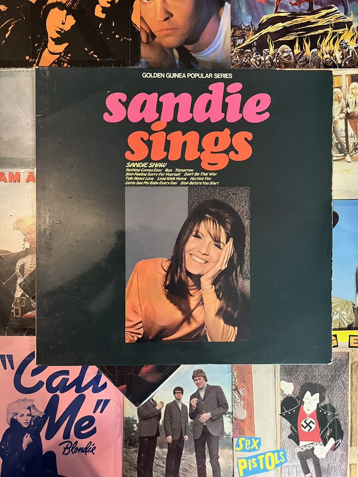 SAMDIE SHAW - SANDIE SINGS - ORIGINAL GOLDEN GUINEA LP - RECORD VINYL ALBUM