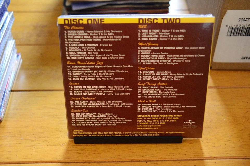 VARIOUS "INSTRUMENTAL HITS AND GEMS OF THE 1950s & 1960s" CD [NEW] 2 DISC PROMO Foto 2 de 4
