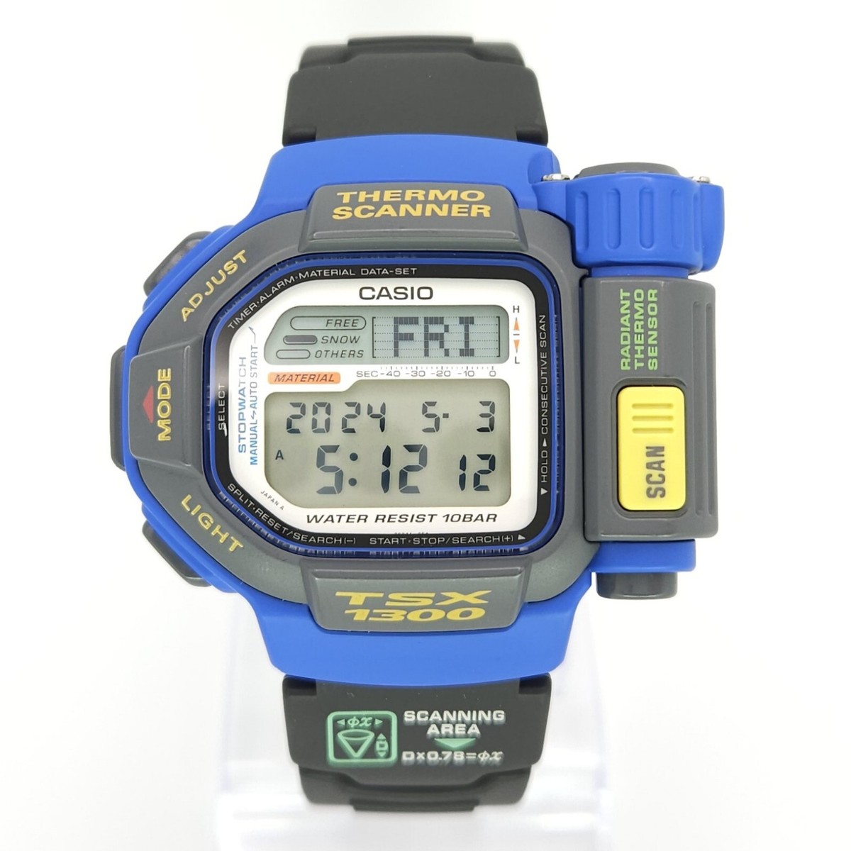 出産祝いなども豊富 NOS CASIO DIGITAL VINTAGE WR 100M SCANNER THERMO TSX-1300 その他
