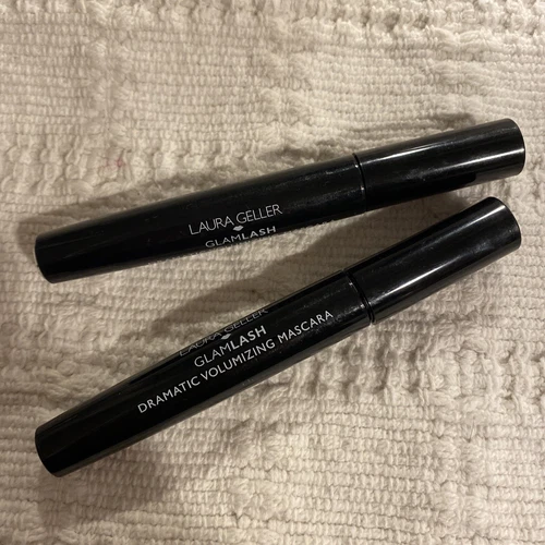 LOT OF 2 Laura Geller Glamlash Dramatic Volumising Mascara BLACK 0.28 New
