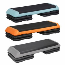 3 Colors 43'' Aerobic Step Fitness Club Cardio Adjust Exercise Stepper Workout