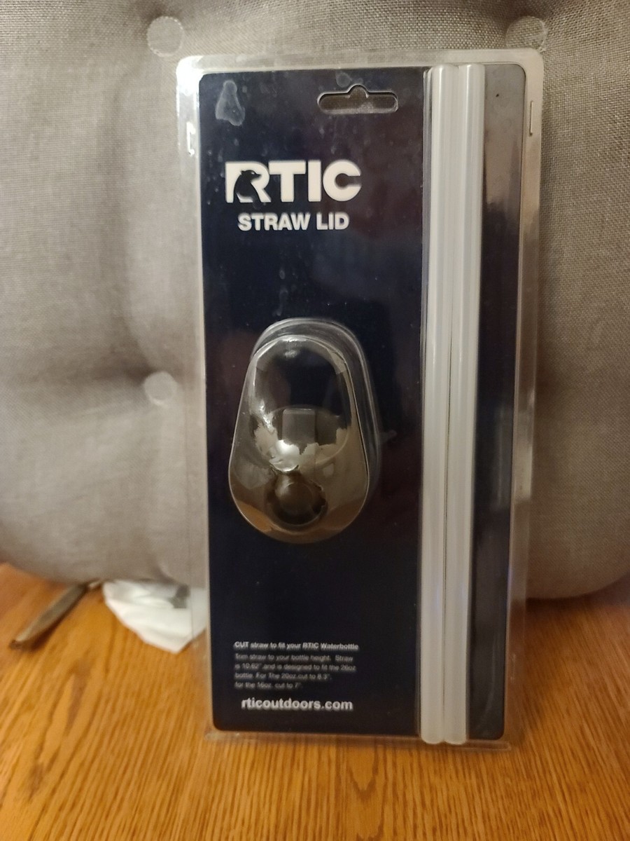 New RTIC Straw Water Bottle Lid with Straws #1124