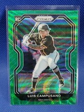 2021 Panini Prizm Rookie Lius Campusano #8 Green Wave Prizm RC Padres Baseball
