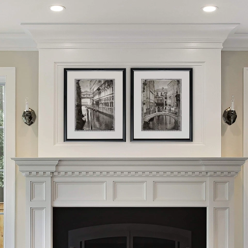 Renditions Gallery FSS-15473-15474 Venice Romance 2 Set Cityscape Art Framed ... - Image 4 of 4