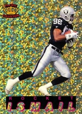 KNIGHTS-of-the-GRIDIRON Raghib Rocket Ismail RAIDERS Notre Dame FIGHTING-IRISH