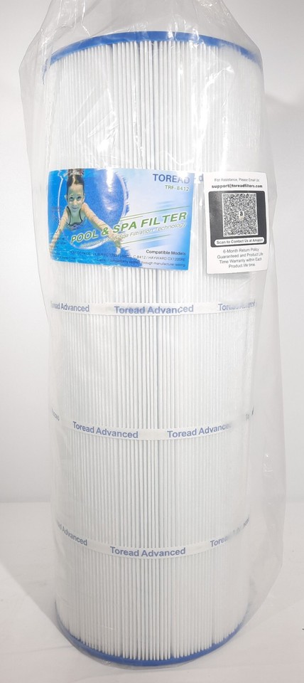 Ricambio TOREAD Per Filtro Piscina PA120 Ultra-B2 CX1200RE C1200 Unicel C 8412 Filbur Fc 1293 Waterway Clearwater Ii Pro Clean 125 817 0125n Alad~p113399370