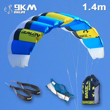 0.6sqm 2-Line Power Kite 1.4M Beach Sport Kite 30D Ripstop Nylon Wrists  String