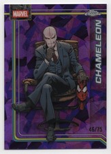 2026 Topps Chrome Marvel Comics Sapphire Chameleon #106 Purple Refractor /75