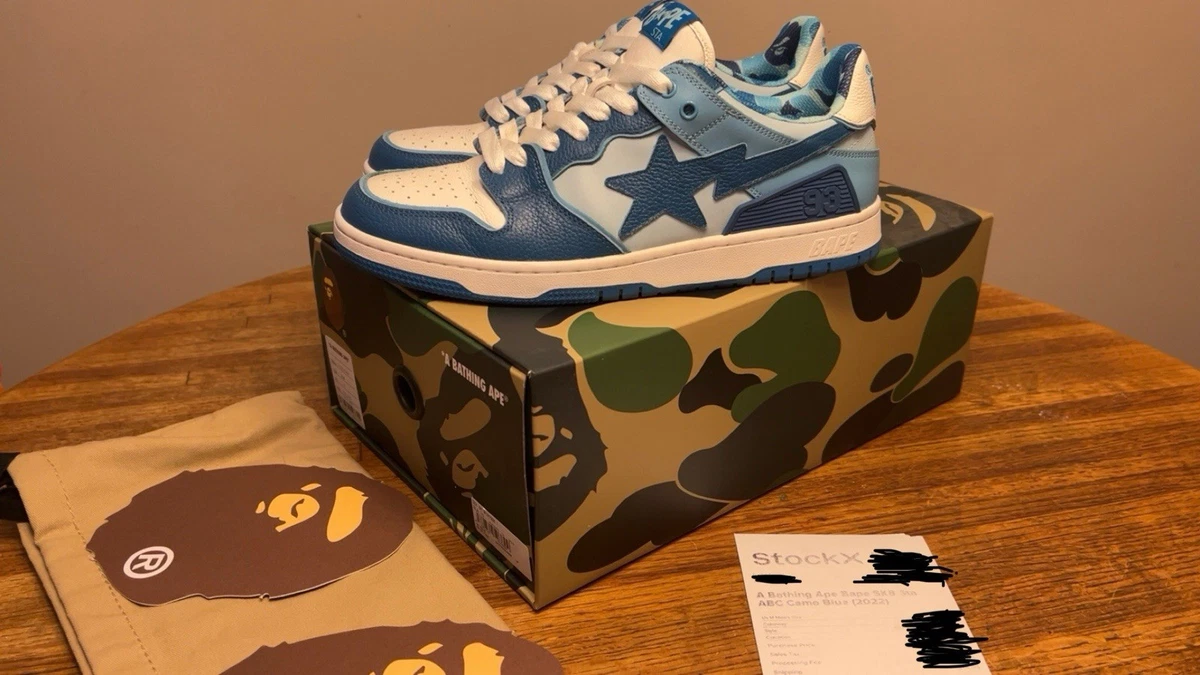 A Bathing Ape BAPE Sk8 Sta #2 ABC Camo - Blue for sale | eBay