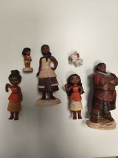 Lot figurines Disney Vaiana personnages film animation jouets enfants d'occasion